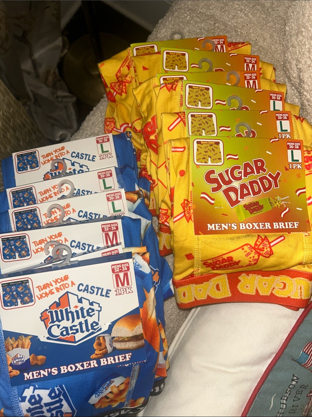 Support your host White Castle and Sugar Daddy briefs👀🥳🥳❌❌